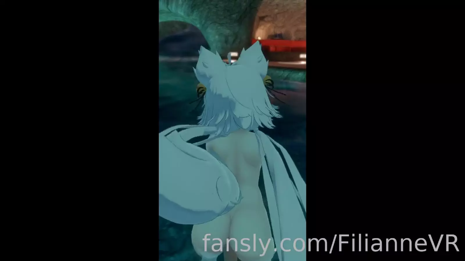 Arctic wolf girl cum tomcat pussy shaggy transformation